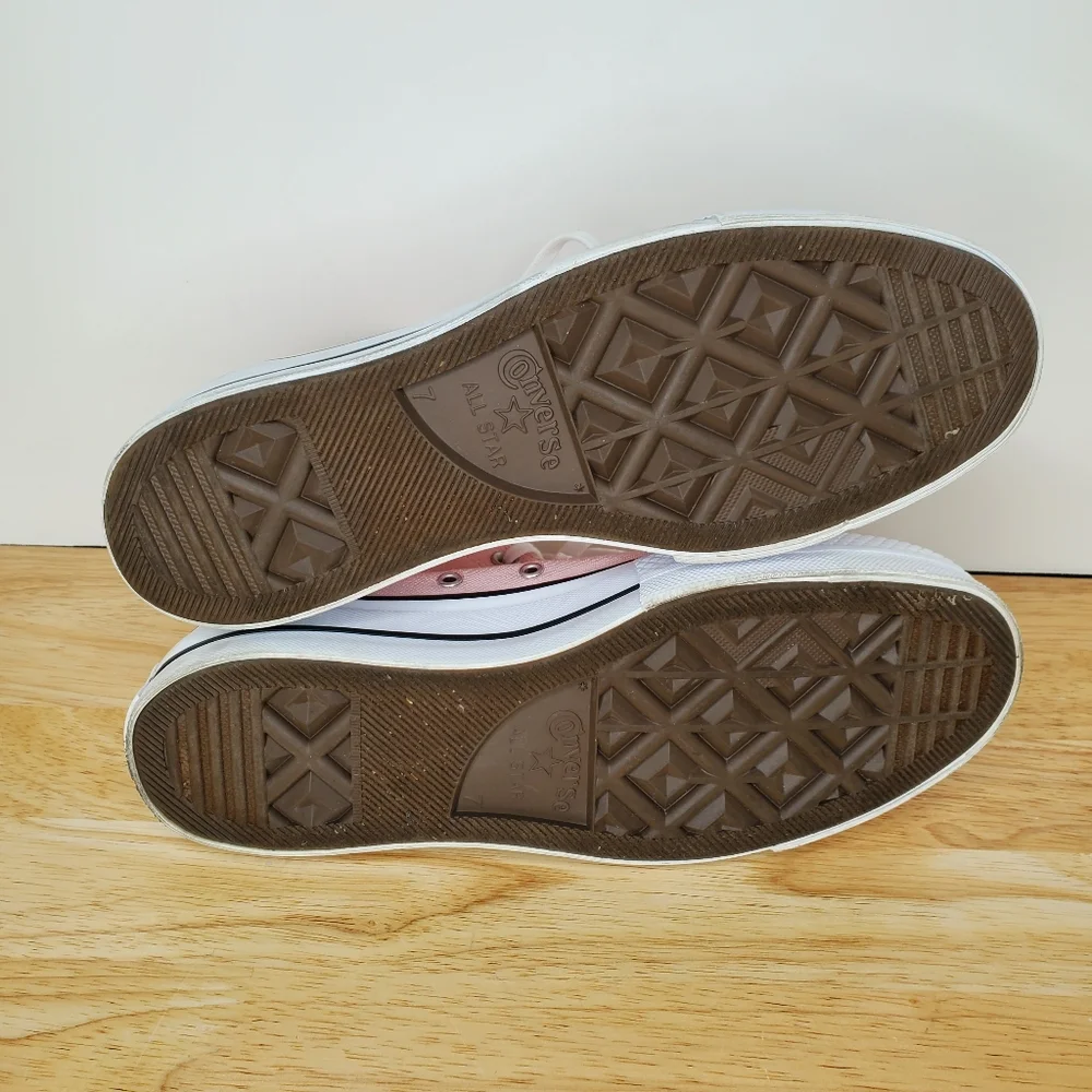 Converse Chuck Taylor All Star Lift Platform Sneakers Womens Size 9 Pink - Picture 13 of 13